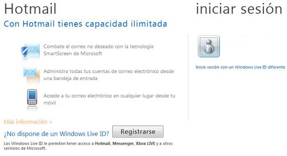 abrir correo hotmail