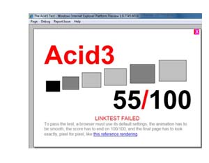 acid internet explorer 9