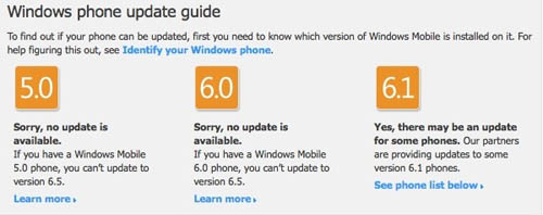 actualizar telefono windows mobile 6 5