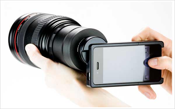 adaptador iphone lentes objetivos