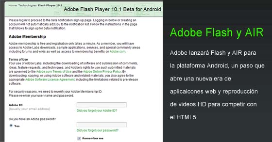 adobe air flash android