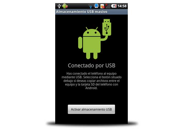 almacenamiento usb movil android