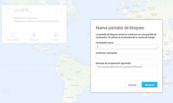 android device manager bloqueo