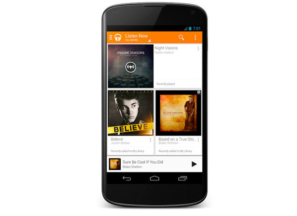 android google play music all access