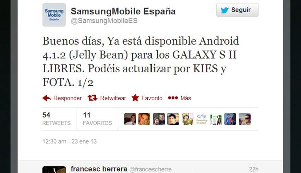 android jelly bean samsung galaxy s2