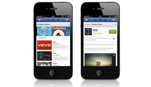 aplicaciones facebook iphone android