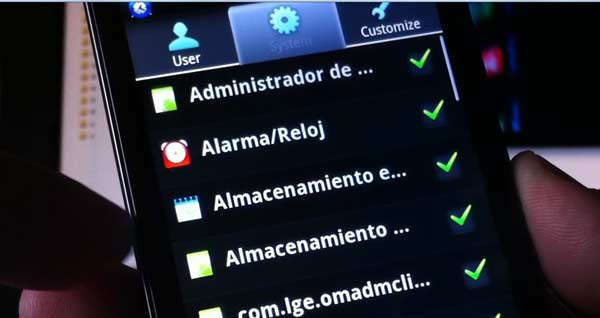 aplicaciones inicio android