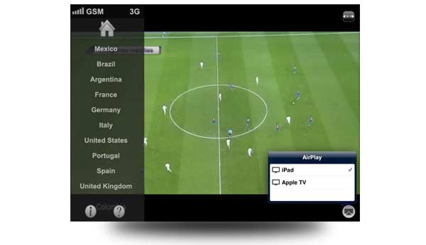 app television ipad directo