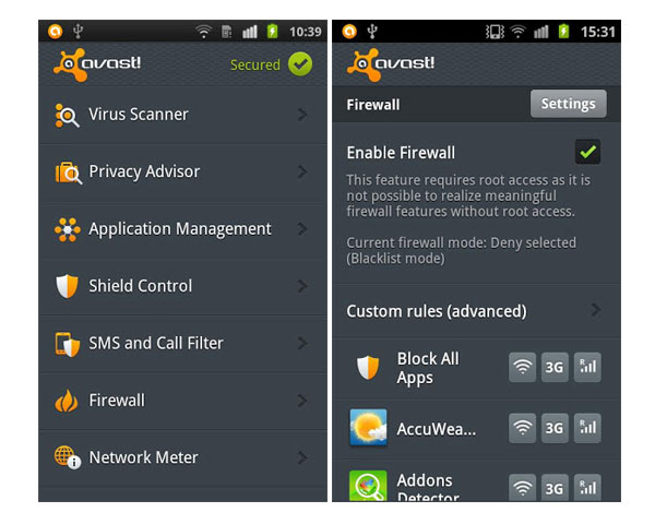 avast mobile security android antivirus