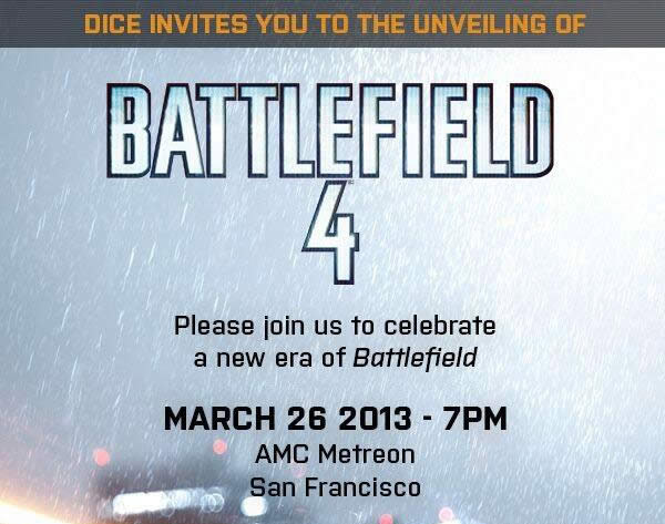 battlefield 4 invitacion