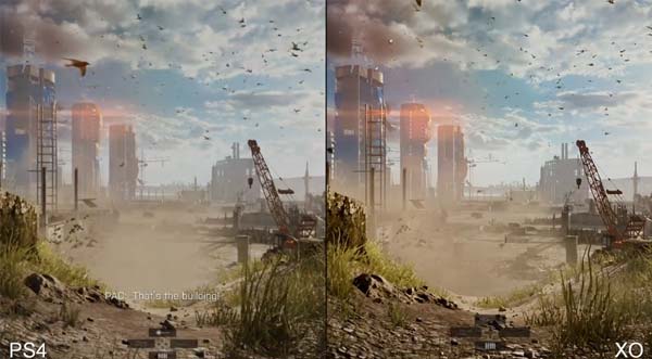 battlefield 4 ps4 vs xbox one