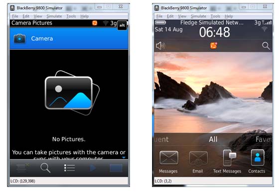 blackberry 6 simulator
