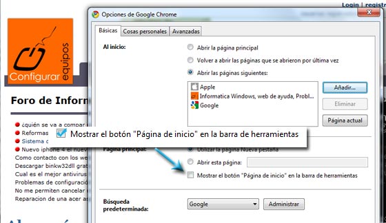 boton inicio chrome