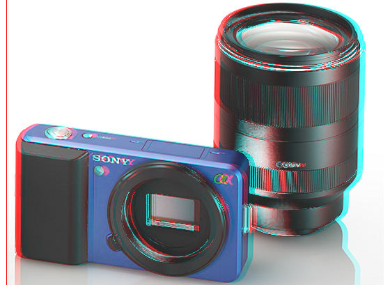 camara 3d sony nex