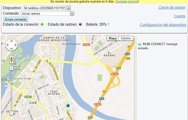 cerberus aplicacion mapa android