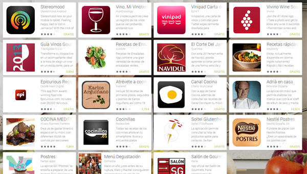 cocina aplicaciones android