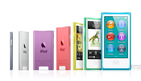 colores ipod nano apple