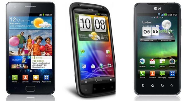 comparativa lg samsung htc