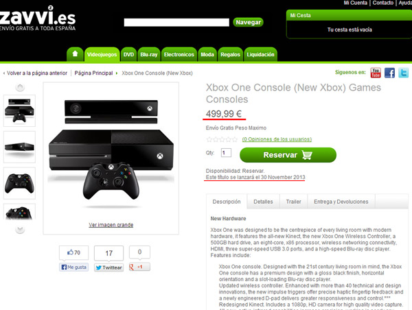 comprar xbox one