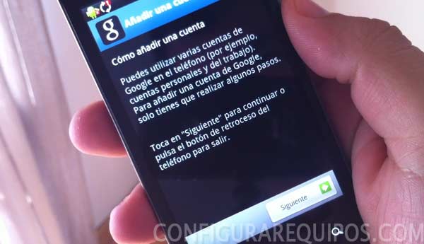 cuenta gmail android