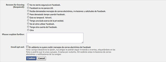 desactivar facebook cuenta