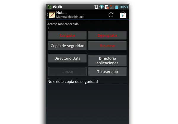 desinstalar apps fabrica android root uninstaler