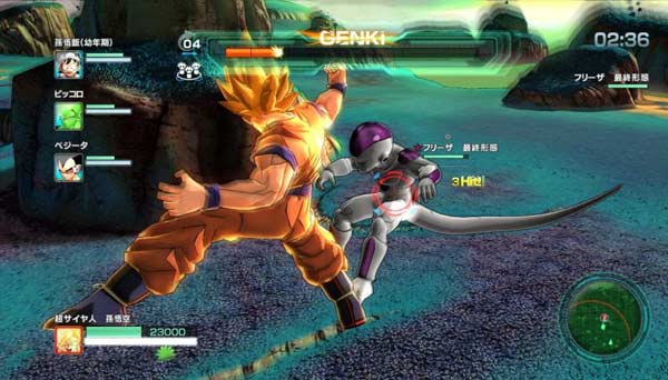 dragon ball z battle of z gameplay