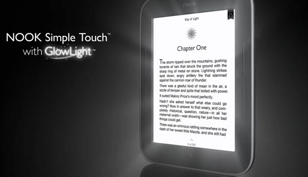 ebook pantalla iluminada