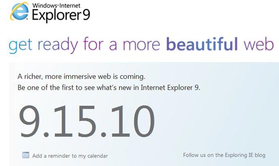 explorer 9 internet