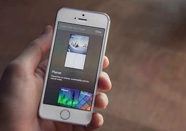 facebook paper iphone