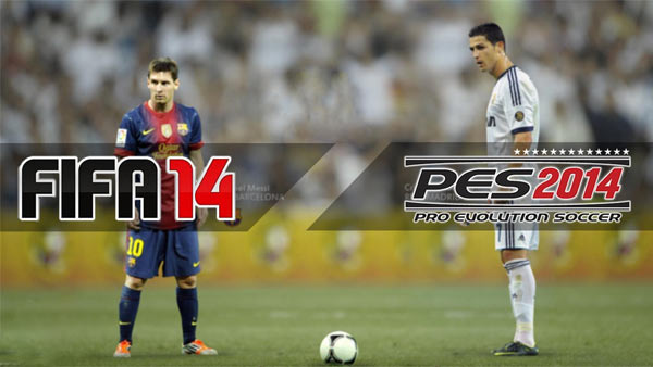 fifa vs pes 14