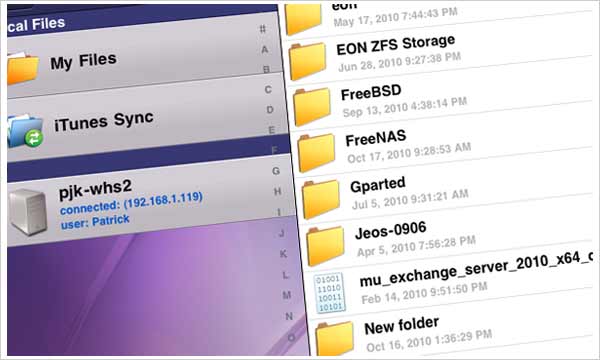 file browser ipad