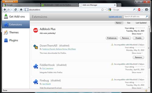 firefox 4 chrome