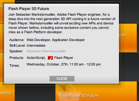 flash player 3d