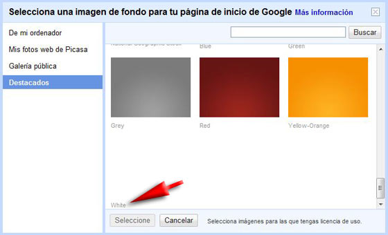 fondo original google