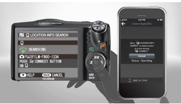 fujifilm finepix f800exr wifi