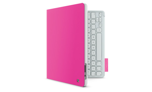 funda rosa ipad logitech keyboad