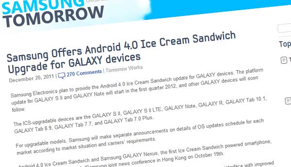 galaxy android ics