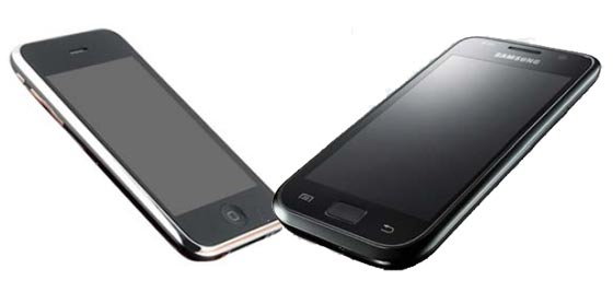 galaxy s iphone 3gs
