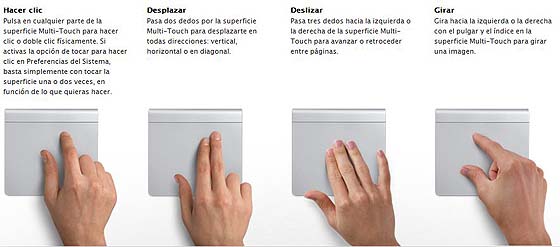 gestos magic trackpad