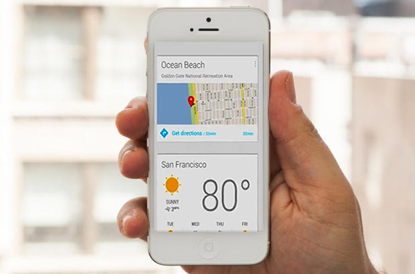 google now iphone