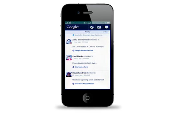 google plus iphone