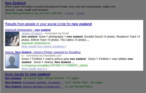 google social search