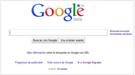 google ssl buscador