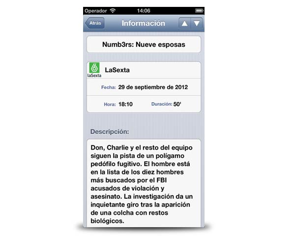 guia tv iphone