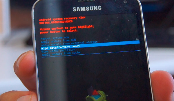 hard reset samsung galaxy s5