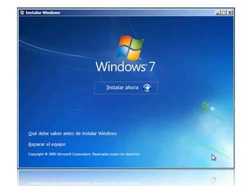 instalacion windows 7