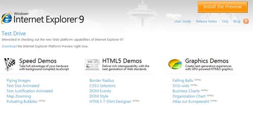 internet explorer 9 novedades