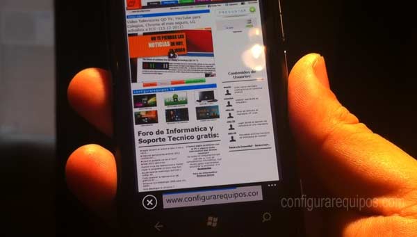 internet explorer nokia lumia 800