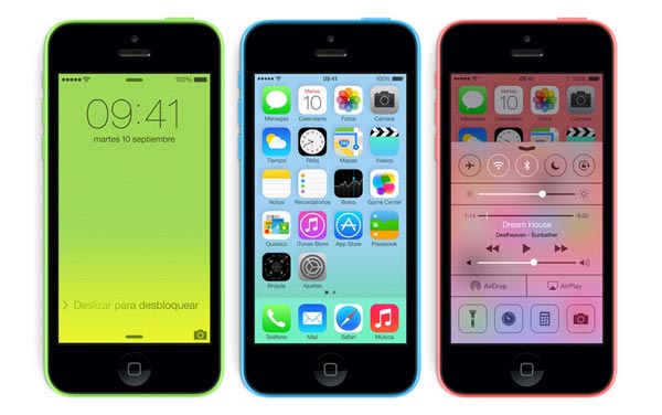 iphone 5c modelos